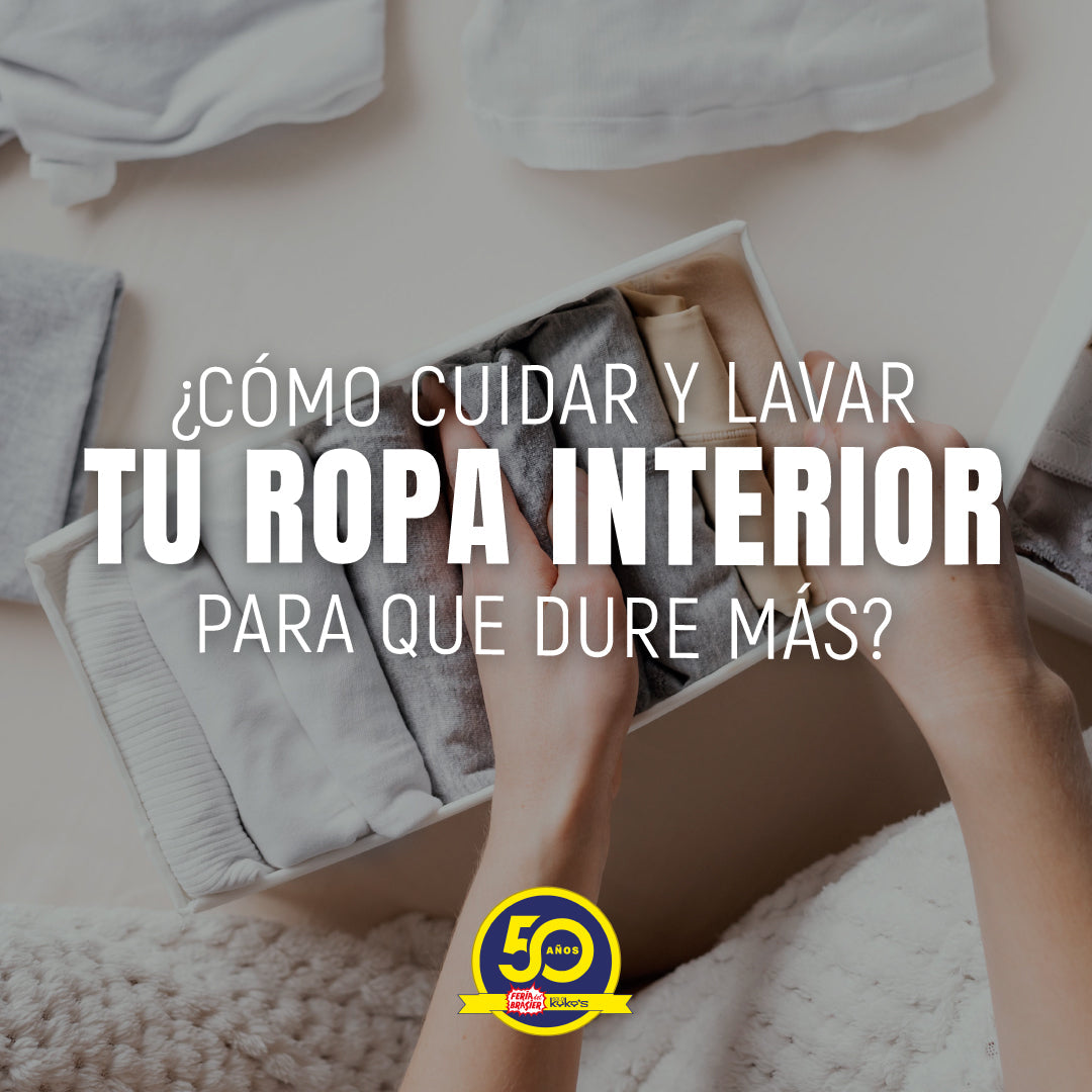 ¿Cómo cuidar y lavar tu ropa interior para que dure más?