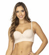 Brasier strapless con espalda anchapiel frontal