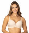 Brasier de buen cubrimiento sin realce con detalles encaje Mujer Latina piel frontal