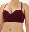 Brasier strapless con base ancha