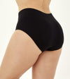 Panty cachetero clásico para uso diario negro posterior