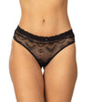 Panty con detalles en encaje Cher France negro frontal