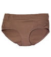 Paquete x3 panty clásico de cubrimiento medio taupe profundo