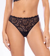 Tanga en encaje sensual Cher France negro frontal