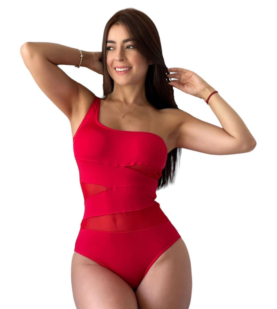 Malla Brasier Vestido De BaÃ±o Vestido De Baño Enterizo De Buen