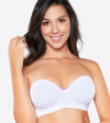 Feria del brasier-brasier strapless-blanco-mujer
