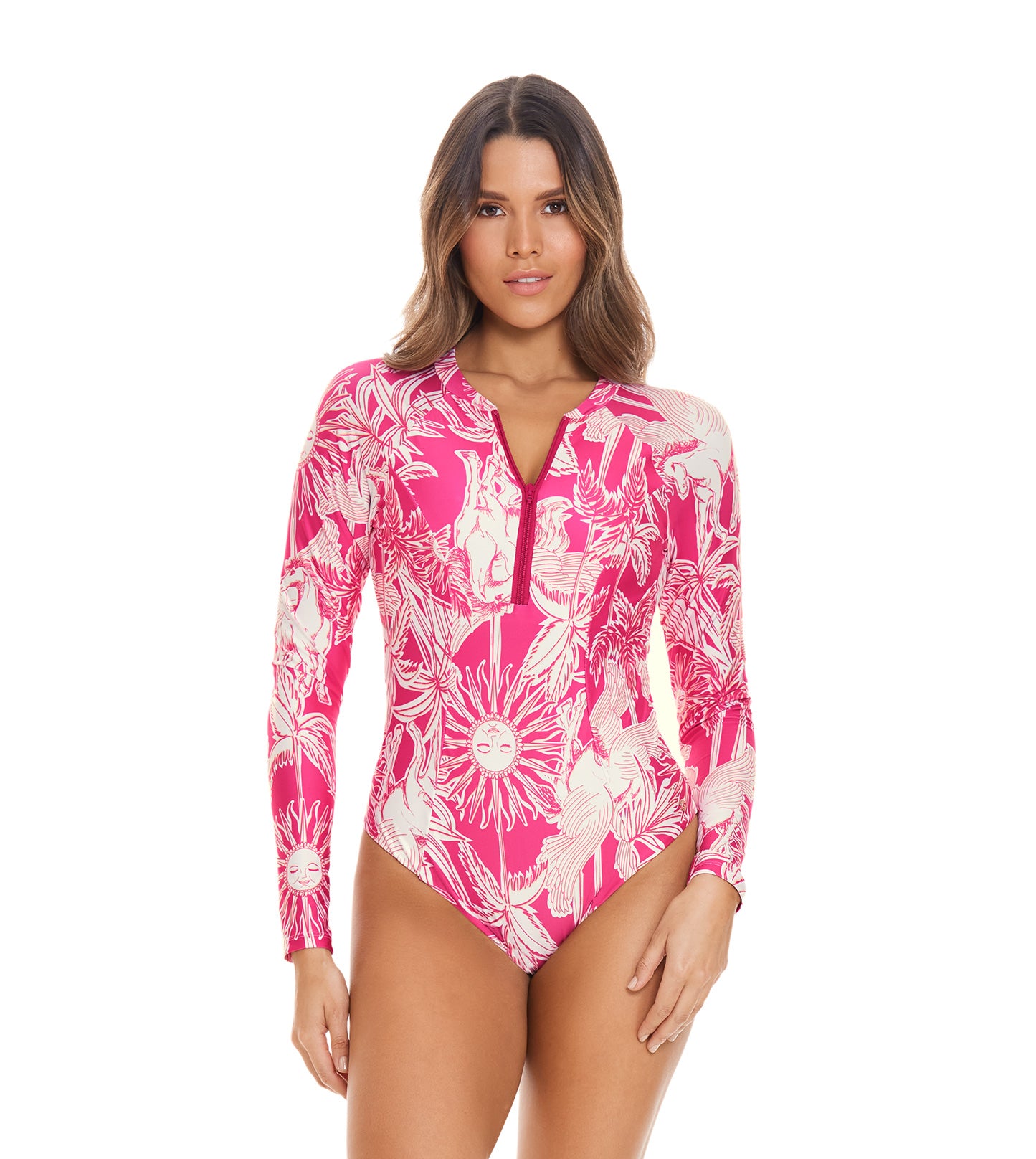 Baño Enterizo Vestido De Baño Manga Larga Dos Piezas Vestidos De