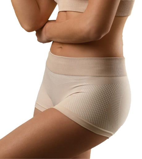 Bóxer femenino corto con semicontrol piel