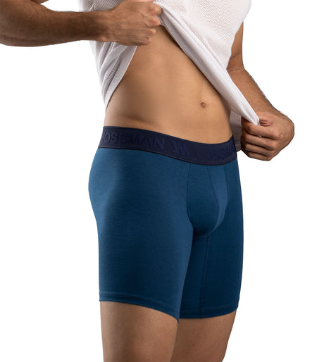 Bóxer masculino semilargo unicolor Feria del Brasier