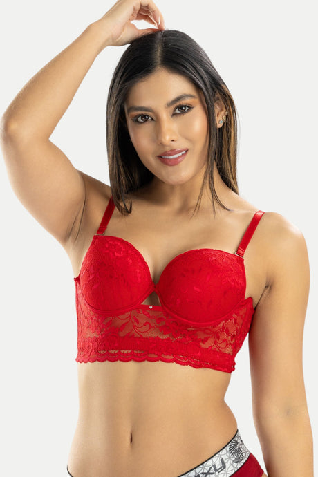 Brasier bustier con encaje Feria del Brasier