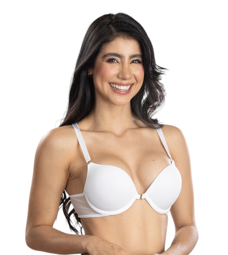 Brasier con Realce 3D y Mariposa Bordada Mujer Latina Feria del Brasier