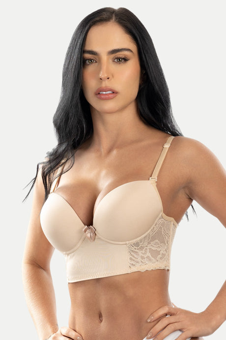 Brasier con realce suave y encaje lateral Feria del Brasier