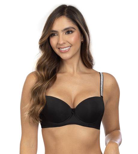 Brasier-de-realce-natural-con-detalles-brillantes-negro-frontal