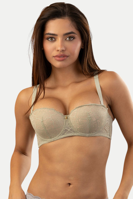 Brasier escote corazón con encaje Feria del Brasier