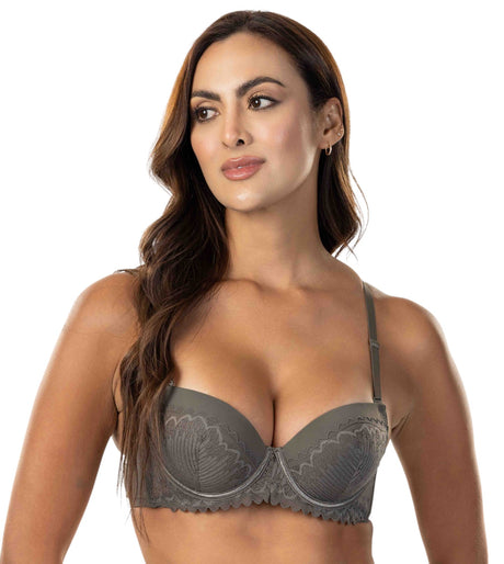 Brasier push up con encaje en copa Feria del Brasier
