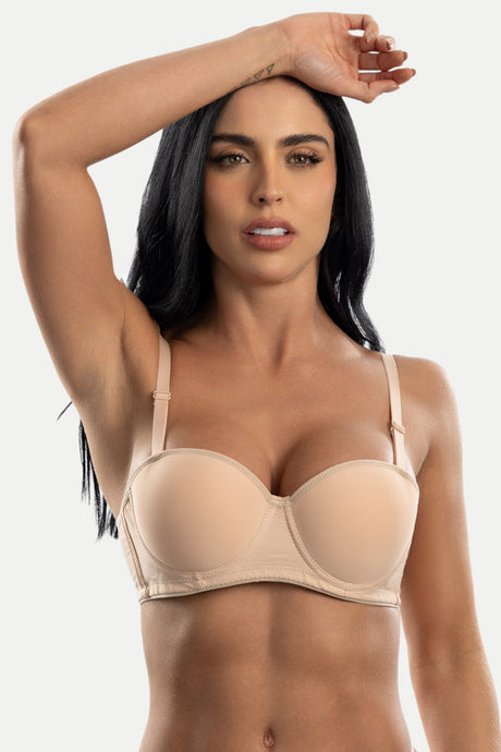 Brasier strapless con costura Feria del Brasier