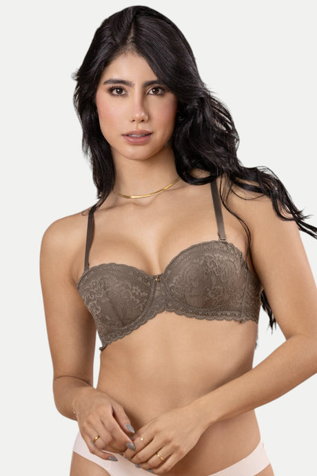 Brasier strapless con realce medio Feria del Brasier