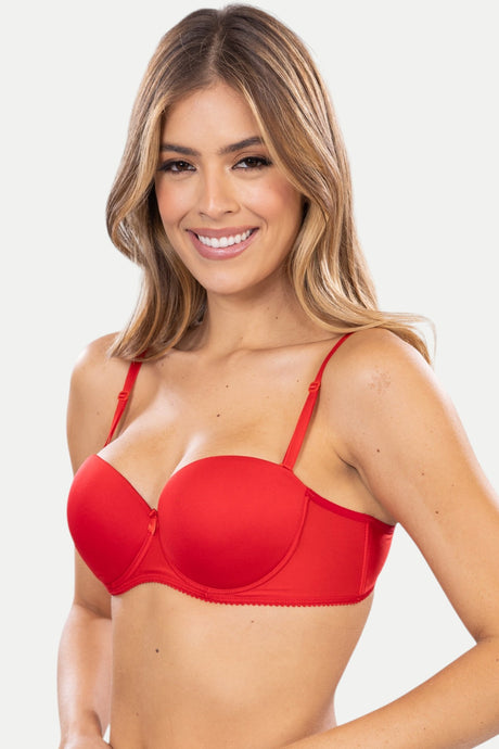 Brasier strapless con realce Feria del Brasier
