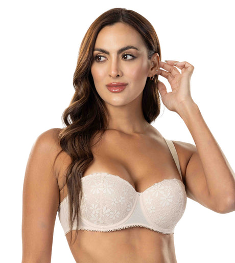 Brasier strapless con realce suave Feria del Brasier