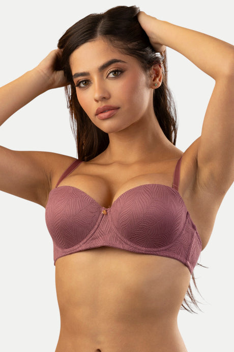 Brasier strapless en blonda Feria del Brasier
