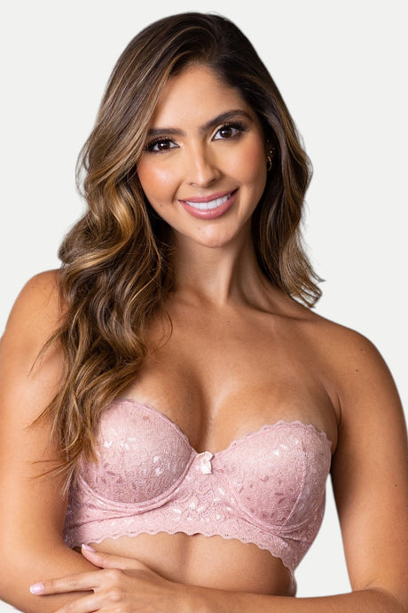 Brasier strapless en sensual encaje Feria del Brasier