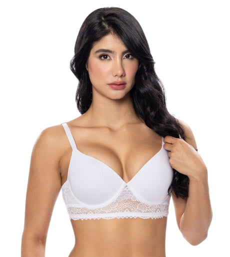 Brasier tipo bustier con base en encaje Cher France Feria del Brasier
