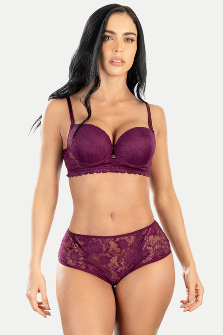 Conjunto brasier base ancha Feria del Brasier