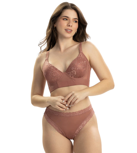 Conjunto brasier de buen cubrimiento Feria del Brasier