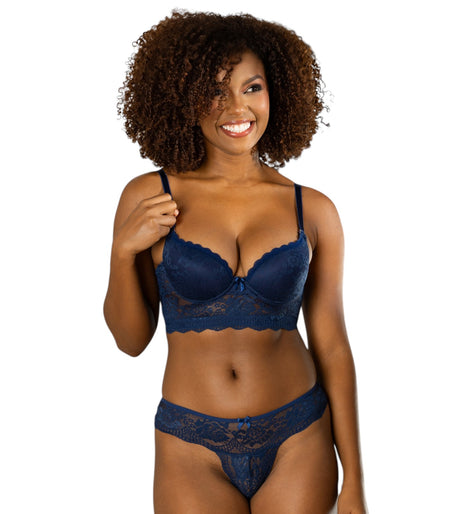 Conjunto de encaje tipo bustier Feria del Brasier
