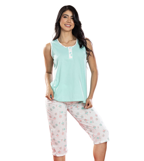Conjunto-pijama-dama-caprie-y-camiseta-manga-sisa-surtido-frontal