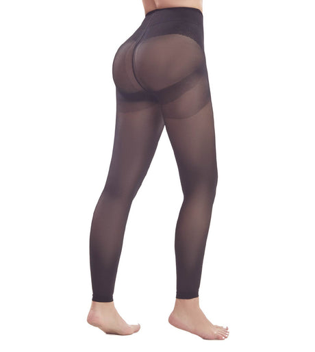 Legging-tobillero-moldeador-negro-posterior