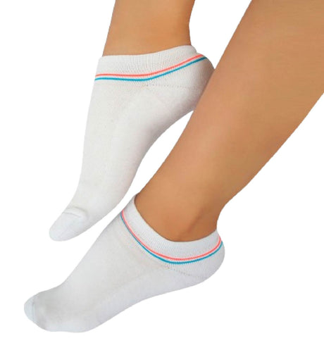 Medias-taloneras-para-mujer-con-doble-linea-blanco