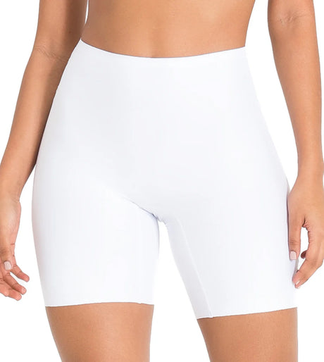 Panty ciclista largo invisible Laura blanco frontal