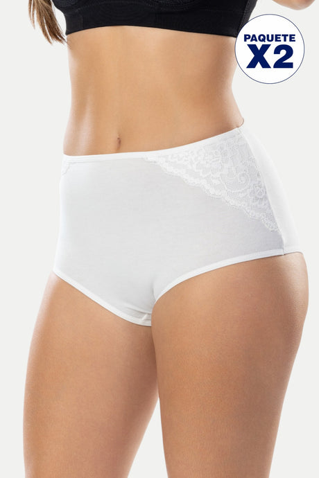 Paquete x2 panty clásico Feria del Brasier