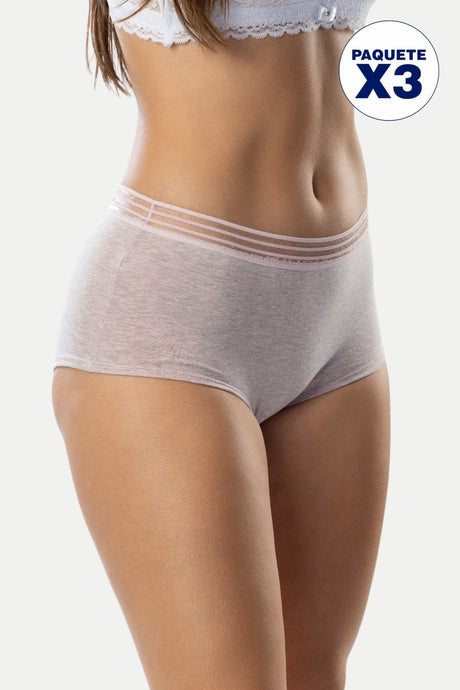 Paquete x3 cachetero para mujer Feria del Brasier