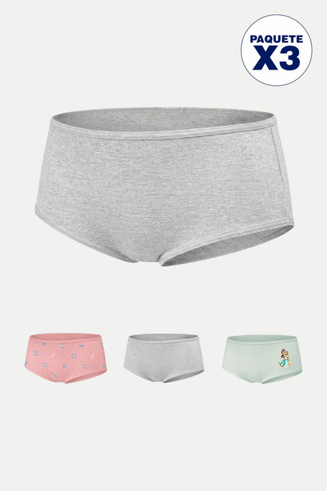 Paquete x 3 panty para niña Reymon Feria del Brasier