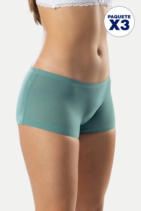 Paquete x3 pantyflex colores surtidos Feria del Brasier