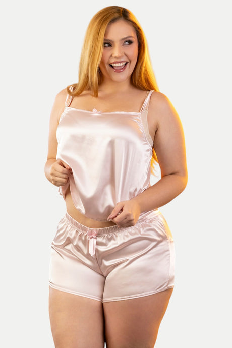 Pijama Efecto Satín Feria del Brasier