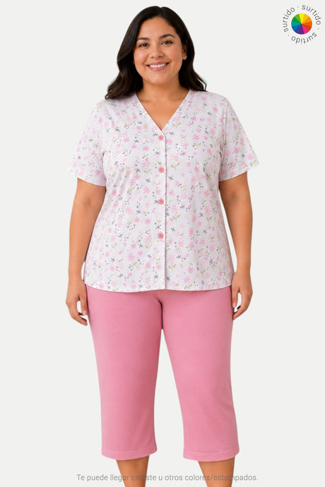 Pijama capri plus Feria del Brasier
