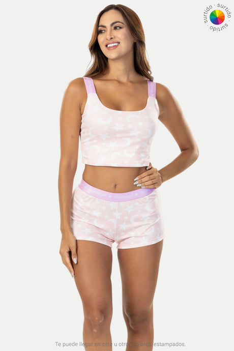 Pijama de blusa tipo top Feria del Brasier