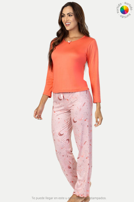 Pijama de blusa y pantalón largo Feria del Brasier