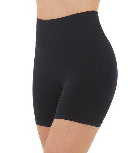 Short tipo biker con cintura acanalada Feria del Brasier
