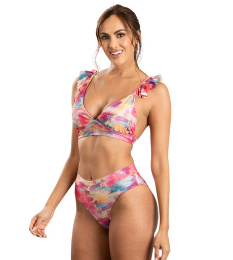 Vestido de baño bikini con boleros en hombros Feria del Brasier