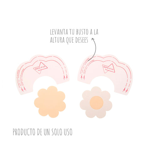 Cubre pezones adhesivos levanta busto