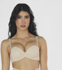 Brasier strapless realce 3D Mujer Latina Feria del Brasier