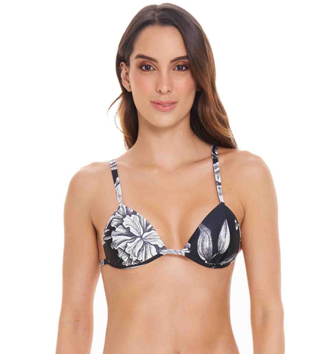 Top de baño con copas fijas Chamela frontal 