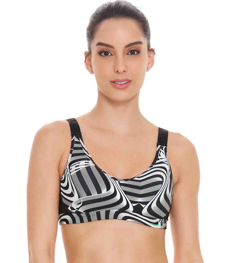 Top deportivo Chamela estampado frontal